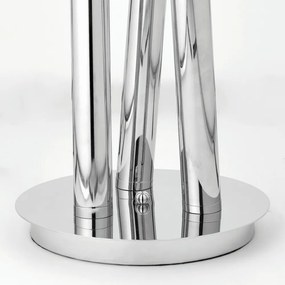 Endon glamour modern LED állólámpa glacier polírozott rozsdamentes acél átlátszó end76731