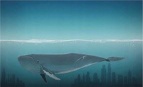 Fotótapéta Flizelina Nappali és Hálószoba Irodába Vízi harmónia 416x254 Ragasztó