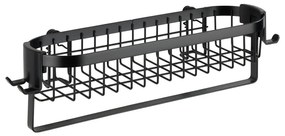 Classic Plus fekete falipolc - Wenko