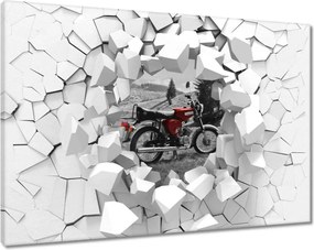 Vászonkép 60x40 Piros Simson S51 E