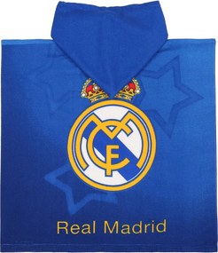 Real Madrid Star strand törölköző poncsó 55x55 cm (Fast Dry)