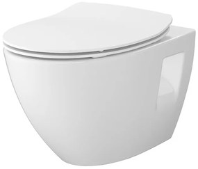 Cersanit Moduo, System50 MECH süllyesztett keret + függő WC csésze Moduo Plus CleanOn + fekete gomb MOVI II, S701-766