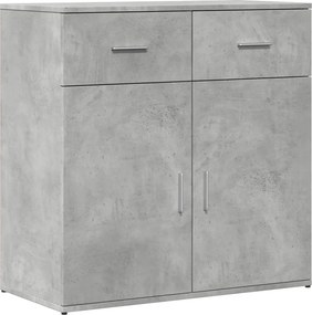 vidaXL betonszürke szerelt fa tálalószekrény 79 x 38 x 80 cm