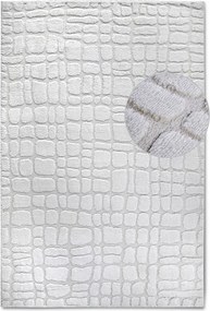 Nappali szőnyeg 160x235cm,krém színű plüss sörték,puha kivágás