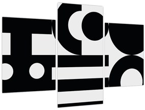 Kép - Geometriai absztrakció N⁰3 (90x60 cm)
