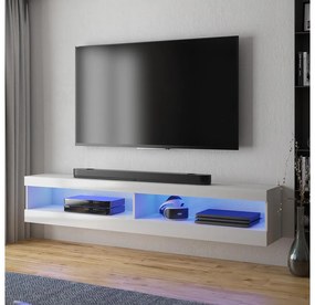 Tv szekrény/asztal Violett 140 (világítással) (fehér). 1098641