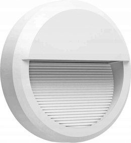 Aca Lighting Led kültéri fali lámpa fehér Pc 230V IP65 8W 3000K 430