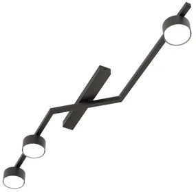 Mennyezeti lámpatest SKAN 3xGX53/12W/230V fekete