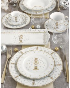 Diótörő karácsonyi porcelán mélytányér Royal Nutcracker
