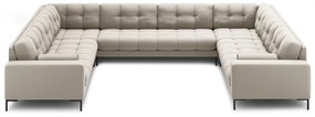 Bézs sarokkanapé (U alakú) Bali – Cosmopolitan Design
