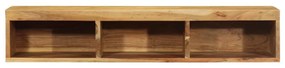 tömör akácfa falra szerelhető TV-szekrény 100x30x19 cm