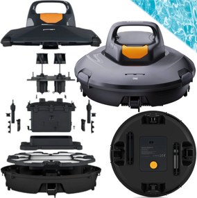 Medence Aljának Tisztítására Szolgáló Porszívó Medence Robot Akkumulátor Automata