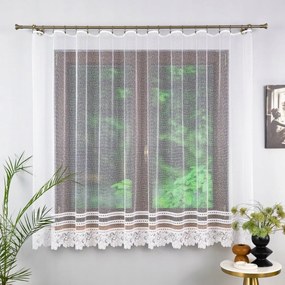 Rövid Jacquard Függöny A Konyhába Alsó Díszítés Szalaggal 200x155