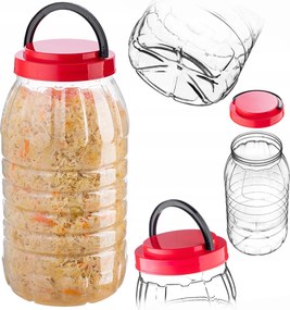 Befőttes Üveg Műanyag Pet 5L Befőttes Üveg Élelmiszer Termékek Törhetetlen Tanúsítvány