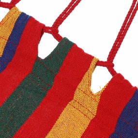 Deuba Függőágy rojtokkal 320x150 cm - piros
