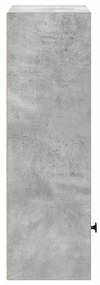 betonszürke szerelt fa könyvespolc 31x24x77 cm