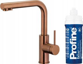 Kfa Duero Pure Basic Konyhai Csaptelep Profine Blue S, Szálcsiszolt Rózsaarany