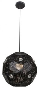 Csillár zsinóron EUPHORIA 1xE27/40W/230V fekete