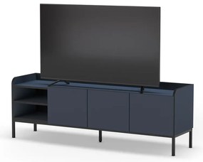 Kék TV-állvány 160x55x42 cm Adara – Marckeric