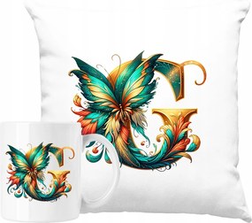 Bögre Szett Párna Betű Pillangó Névre szóló Színes 19 Ajándék Ötlet