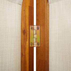világosszürke 4 paneles térelválasztó 280 x 180 cm