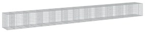 horganyzott vas gabion kosár fedéllel 1150 x 100 x 100 cm