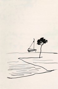 Poszter 56,6x86,4cm Tengerparti nyugalom