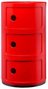 Kartell Componibili 4967 tárolóasztal, 3 tároló rész, több színben Szín: oranžová