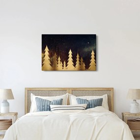 Kép - arany éjszaka (90x60 cm)