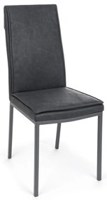 SOFIE sötétszürke műbőr szék