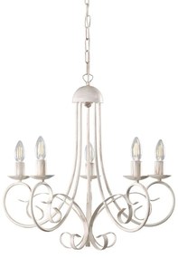 ONLI - Csillár láncon POMPEI 5xE14/6W/320V krém