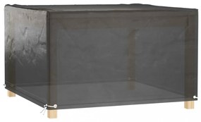 2 db négyzet alakú kerti bútorhuzat 8 fűzőlyukkal 132x132x80 cm