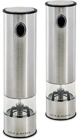 Cole&Mason - BATTERSEA elektromos fűszermalom szett 2 db, 6xAAA