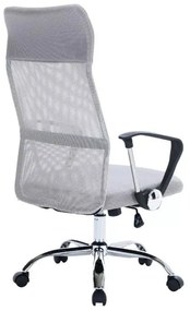 BeComfort OC05 ergonómikus modern irodai szék forgószék karfa gerinctámasz szürke