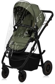 Lionelo - Kombinált babakocsi 2 az 1-ben AMBER PLUS Zöld Erdő