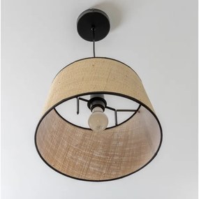 Brilagi - LED függeszték zsinóron CERIA 1xE27/40W/230V átm. 35 cm bézs