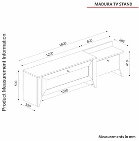 TV asztal Madura Oak