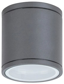 RABALUX-8150 Akron antracit kültéri mennyezet lámpa 1X35W GU10 IP54 UV álló üveggel Ø 90mm