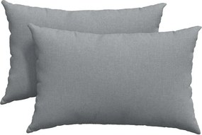 vidaXL Kanapé párnák 2 pcs Világosszürke 60 x 40 cm szövet