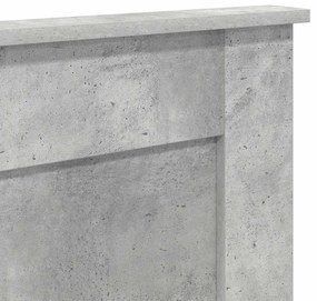 Fejtámla fejtámlával Beton Szürke 180 cm Faanyag