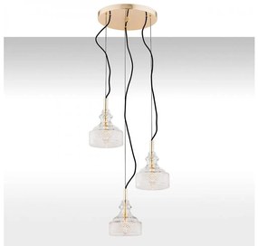 Argon 1462 - Csillár zsinóron CRUZ 3xE14/7W/230V