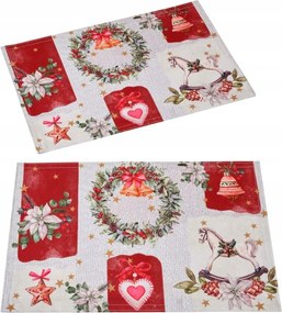 Karácsonyi Mintás Asztali Szőnyeg 2 Db