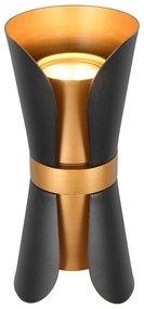 Fekete-bronzszínű fali lámpa Coat – Trio