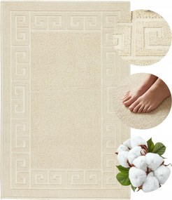 Fürdőszobaszőnyeg pamut egyiptomi szállodai pamut csúszásgátló 50x80