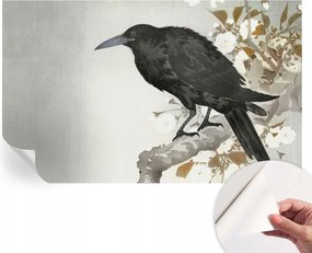 Dekoratív Öntapadós Tapéta Divatos Minták Holló virágokkal 416x254 cm