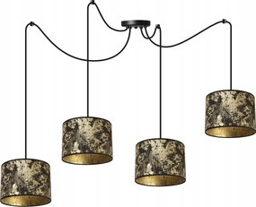 Mennyezeti Lámpa Lógó Csillár Lámpaernyő Loft Pók Arany Nappali Asztal Felett