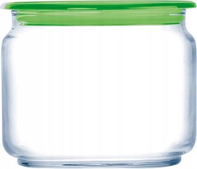 Befőttesüveg Plano Fedéllel 500 ML Zöld Luminarc
