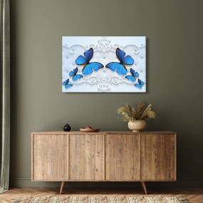 Kép - kék pillangók (90x60 cm)