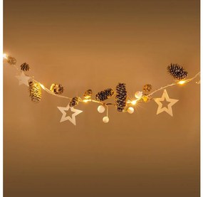 Retlux - LED karácsonyi fényfüzér 10xLED/3xAA 2,5m meleg fehér