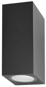 ITALUX OWL-2198-1SQ kültéri fali lámpa GENTA 2xGU10/40W/230V IP54 15 cm